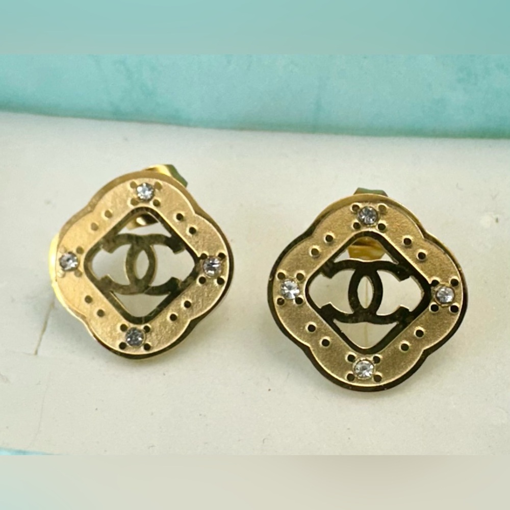 Earrings with Crystal Accents